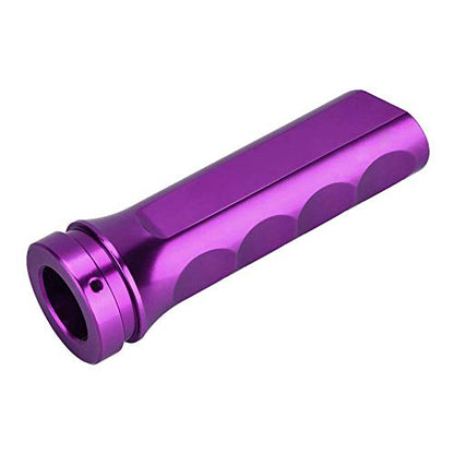 Aramox Universal Auto Car Aluminum HandBrake Cover Handle Protector Hand Brake Sleeve Car Modificate Accessories Case () - color: Purple