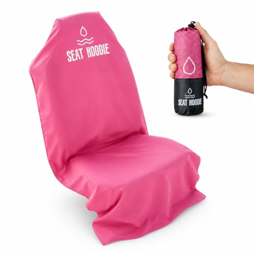 Car Seat Towel | Premium Microfiber Towel Seat Covers for Cars | Universal Fit & Machine Washable | Portable Car Seat Towel Cover After Gym, Yoga, Beach Cover Pink - color: Pink