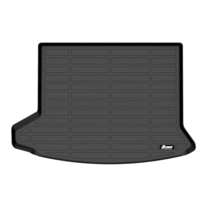 IKON MOTORSPORTS TPE Cargo Trunk Liner, Compatible with 2019-2025 Cadillac XT4, Custom Fit All Weather Protection Heavy Duty Rear Trunk Tray Cargo Mats Protector, Black