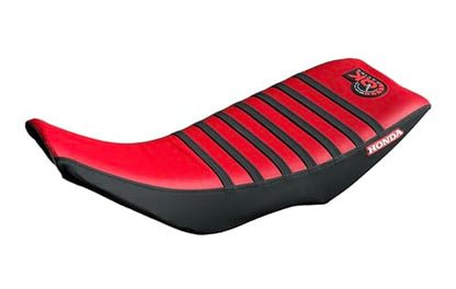 Seat Cover - Compatible Fit for Honda 2004-2018 TRX 450R Quad (Red/Black) - color: Red/Black