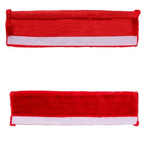 Soft Faux Fur Universal Fit Seatbelt Cover Car Truck SUV Airplane Seat Belt Shoulder Pad for Carmera Backpack Straps Neck Cushion Protector Extra Long 25.6in Red - color: Red, size: 25.6in 1pack