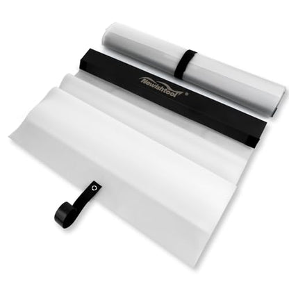 NEWISHTOOL Car Door Panel Cover, 2 Packs Waterproof Guard Protection for Window Film Tint Application, Reusable PET Water Shield Sheets, Black - size: 2-Set
