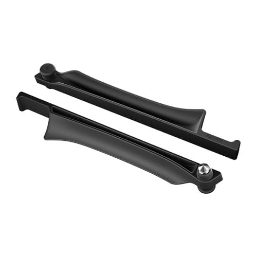 Car Seat Gap Filler with Emergency Window Breaker, Premium Silicone Seat Gap Organizer, Prevents Items from Falling, Universal Fit for All Cars, 2 Pack