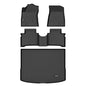 HAFIDI® Floor Mats & Cargo Liner Set Fit for 2023 2024 2025 2026 Kia NIRO & NIRO Hybrid (Not for NIRO EV &NIRO PHEV) All Weather Protection TPE Anti-Slip Floor Liners Custom Accessories -Black - style: 5) For NIRO 2023-2026 Full Set