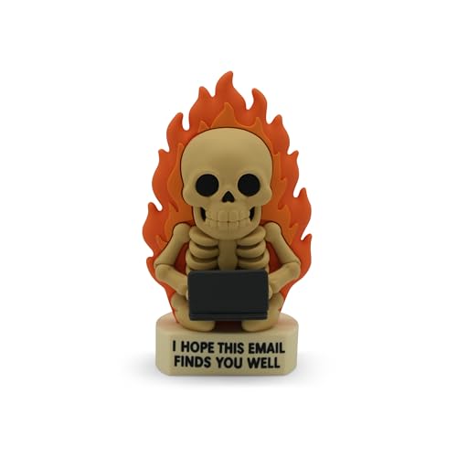 Miniature Desk Figurine – Cute & Quirky Office Decor for Desk, Shelf, or Workspace – Fun Tiny Collectible Statue for Adults, Coworkers, or Home Office Gift- Hope This Email Finds You Well - style: Hope This Email Finds You Well
