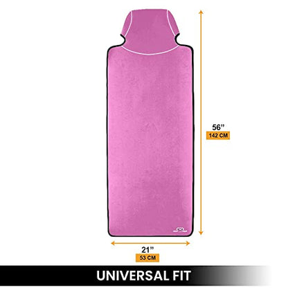 Gorla Gear Pink Premium Universal Fit Waterproof Stain Resistant Car Seat Cover Neoprene Non-Slip Bucket Seat Dog Sweat Proof Protector Save Your Leather Cloth Seats Automotive Van Truck SUV Sedan - color: Pink