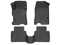 Husky Liners Weatherbeater Floor Mats | Fits 2008-2012 Honda Accord 4 Door | Front & 2nd Row, 3-pc Black - 98401 - size: Front & 2nd Row, style: 2008 - 2012
