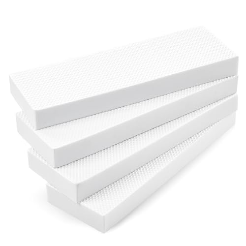 Garage Wall Protector, 4 Pack Garage Car Door Protector Bumper Guard for Car Doors Anti-Collision Self Adhesive EVA Foam for Warehouse Parking Assist, White 11.8"x3.9"x1.2" - color: White, size: 4 Pack 11.8"x3.9"x1.2"