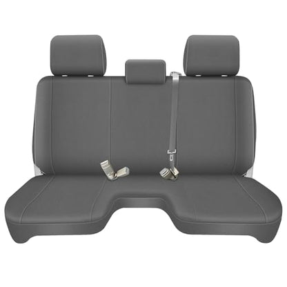 Truck Bench Seat Cover Compatible with 2005-2014 Toyota Tacoma with Large Notched, Charcoal