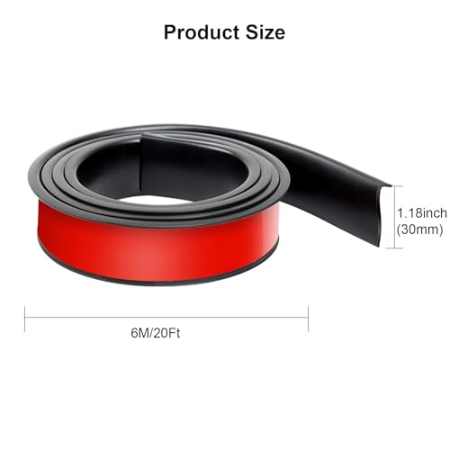 20Ft Car Wheel Arch Trim, Fender Flares Arches Wing Expander Car Wheel Eyebrow Anti-Collision Strip for Pickup SUV Fender Flare Edge Trim (3CM) - size: 3CM