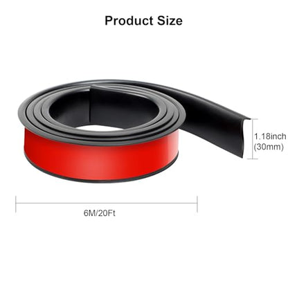 20Ft Car Wheel Arch Trim, Fender Flares Arches Wing Expander Car Wheel Eyebrow Anti-Collision Strip for Pickup SUV Fender Flare Edge Trim (3CM) - size: 3CM