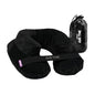 Cabeau Inflatable Travel Pillow – Air TNE – Adjustable, Lightweight, and Supportive for Sleeping on Airplanes, Trains, and Cars– Customized Fit and Compact Carrying Case (Midnight Black)