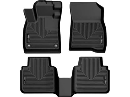 Husky Liners Weatherbeater Floor Mats | Fits 2024-2026 Honda Accord | Front & 2nd Row, 2-pc Black - 99421 - size: Front & 2nd Row, style: 2023 - 2024