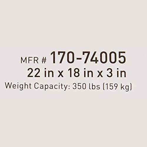 McKesson Seat Cushion for Wheelchairs and Office Chair, Foam/Gel, 22 in x 18 in x 3 in, 4 Count - size: 22x18x3 Inch (Pack of 4)