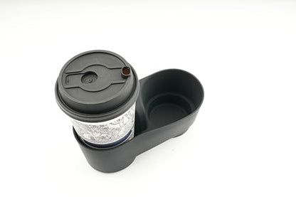SXCY 2PCS for 2025 2026 Mini Cooper Cup Holder Insert + Wireless Charging Mat [F65 F66 Gas Version Only] for 2025 2026 Mini Cooper Accessories TPE Cup Holder Limiter Console Drink Holder - color: 2025 2026 Mini Cooper Cupholder+Charging Mat
