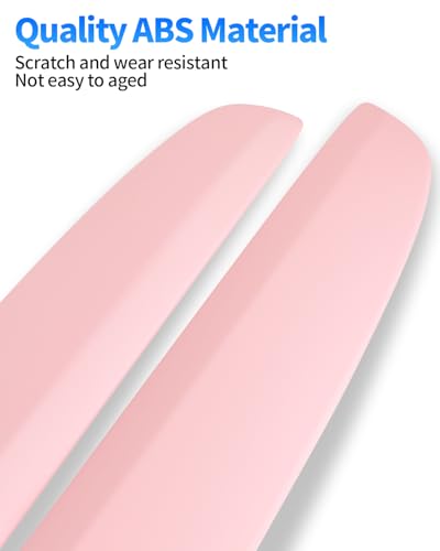 Dashbooard Cover 4pcs ABS Dashboard Panel Trim Cover Compatible with Tesla Model Y Juniper 2025 2026 (Matte Pink)