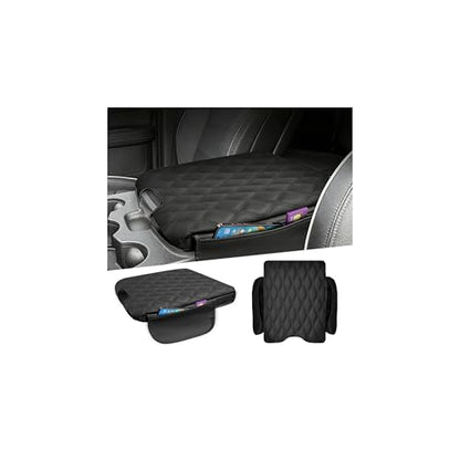 Autorder Center Console Cover for 2013-2018 Ram 1500&2013-2024 Dodge Ram 2500/3500/1500 Classic Model Accessories Armrest Cover Storage Bag Anti-Scratch Middle Console Pad Leather(Jump Seat Only) - size: 2013-2018 Dodge Ram 1500