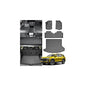 KUST Floor Mats Cargo Mat for Chevy Equinox/GMC Terrain 2025-2026 (5-Seats, Gasoline), All Weather Floor Liners Trunk Mat for Equinox Accessories Rear Cover TPE Rubber Raised Edge - style: For │ Equinox 2025-2026 │ Full Set