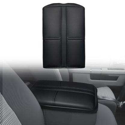 Center Console Armrest Cover Fit for Dodge Ram1500/2500/3500 2002-2012 Accessories, Comfort Armrest Pad Console Lid Cushion Vegan Leather Regular Thick(Jump Seat ONLY) - size: 3) 02-12 |Ram1500/2500/3500| Jump Seat, Regular