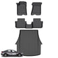 Wayhigh® Floor Mats & Cargo Liner for Acura TLX AWD 2015-2020, All Weather TPE Car Mats Waterproof Heavy Duty Floor Liners, Floor Mats Custom Fit for TLX Accessories - style: 1) For Acura TLX AWD / 2015-2020 / Mats Set