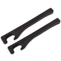 Lusso Gear Car Seat Gap Filler (2 Pack) - Stop Dropping Between Seats - Universal Fit for Car, Truck, SUV - Block the Gap between Seat Console - color: Gap Filler - Black
