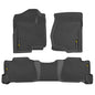 G-PLUS TPE Liners Fit Chevy Silverado & GMC Sierra 1500 Crew Cab 2007-2013/2500 3500 Crew Cab 2007-2014,Cargo Liners All Weather Full Cover,1st & 2nd Row,alfombras para carro - size: Fit Silverado/Sierra 2007-2013 | Crew Cab | 3PCS