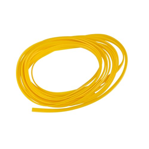 Car Interior Trim Strip Line Door Edge Seal Protector Yellow 5m 16.4ft Auto Replacement Parts