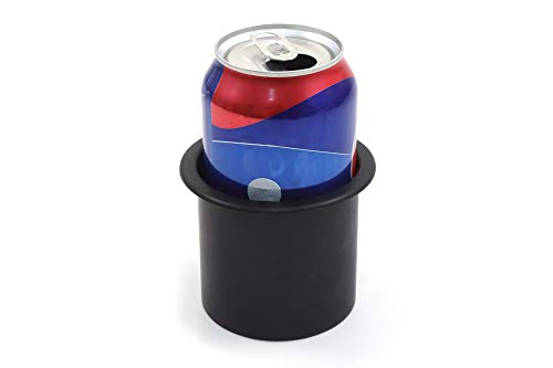 2 Cup Holders Plastic Recessed Insert for Boat RV Car Truck Sofa Game Table and More