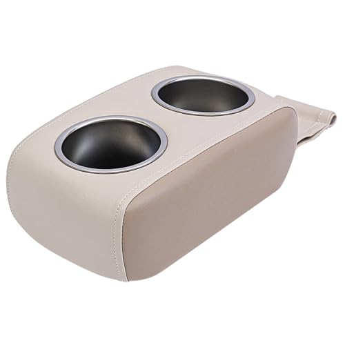 Boat Cup Holder, Pontoon Cup Holder, Double Drink Holder,Portable Drink Bottle Holder, Stainless Steel Universal Drinks Holder, Beverage Holder for Boat,Yacht,RV,Car (Mocha and Platinum)