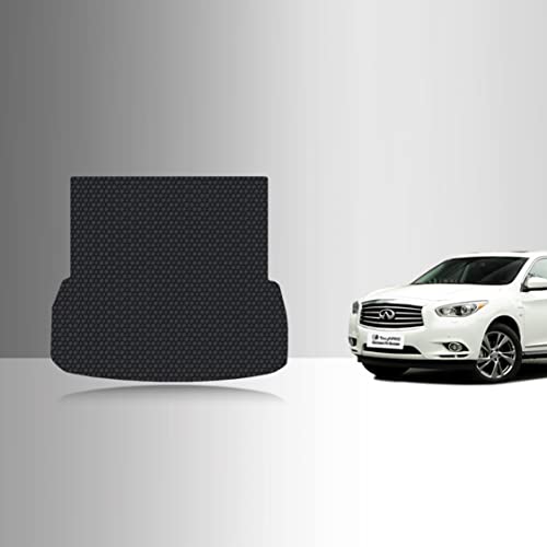 TOUGHPRO Cargo/Trunk Mats Accessories for Infiniti QX60 All Weather Heavy Duty (Made in USA) Black Rubber 2014 2015 2016 2017 2018 2019 2020