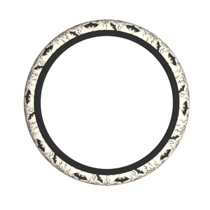 Halloween Steering Wheel Covers Non Slip Neoprene Universal 15 Inch Steering Wheel Protector Car Cover for Men Women - color: Halloween1