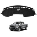 Dash Cover Mat Compatible with Dodge RAM 1500/2500/3500 2019 2020 2021 2022 2023 2024 2025 2026 Car Interior Dashboard Cover Mat Nonslip Dashmat Sunshade Glare UV Rays Protector Accessories Custom Fit - size: Compatible with 1500/2500/3500 2019-2025