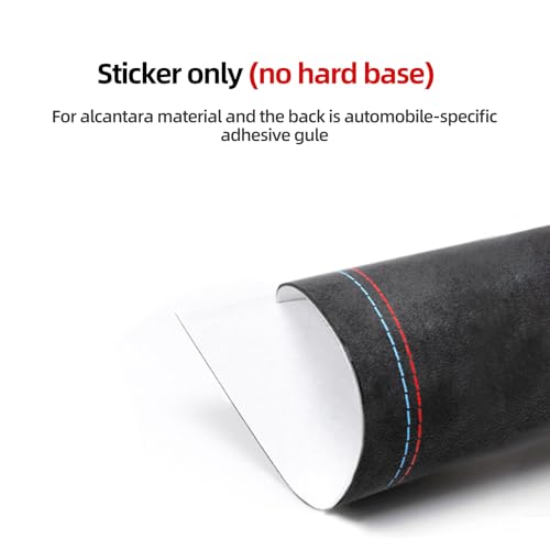 BETTERHUMZ Car Door Panel Side Trim Strips Compatible with BMW F25 X3 F26 X4 Series 2011-2017 for Alcantara Suede Interior Decor Accessories