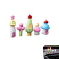 5 PCS Car Dashboard Miniature Ornaments, Cute Fairy Tale Automotive Dashboard Decorations, Self-Adhesive Funny Car Central Control Panel Ornament, Universal for Most Cars