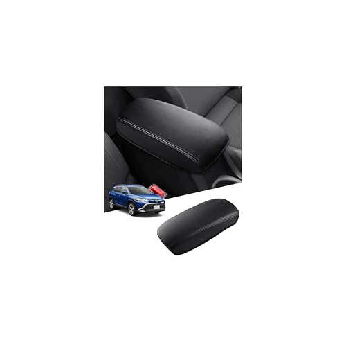 Autorder Center Console Cover for Toyota Corolla Cross 2022-2025 2026 Accessories Armrest Cover Anti-Scratch Middle Console Pad Leather Armrest Protector - size: 22-26 Corolla Cross Armrest Cover