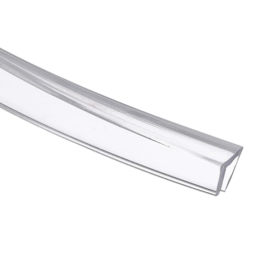 uxcell Clear Edge Trim, 9.8Ft Silicone U Channel Edge Protector, Edges Guards Fits 3/32"-1/8" for Car Doors Sheet Metal Parts (9/32" W x 5/16" H) - size: 9.8Ft x 9/32" x 5/16", Fits 3/32"-1/8"