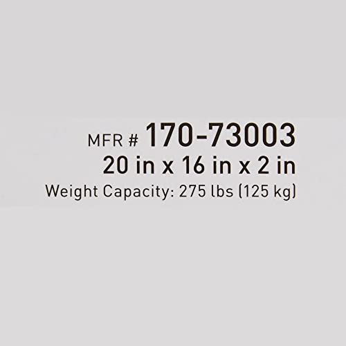 McKesson Seat Cushion for Wheelchairs and Office Chair, Foam/Gel, 20 in x 16 in x 2 in, 1 Count - size: 20x16x2 Inch (Pack of 1)