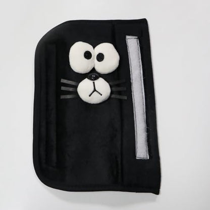 Car Plush seat Belt Cover Shoulder pad, Cute Little Dog Pattern Design, Interior Decoration Product, Suitable for Children and Adults (Cute Dog)
