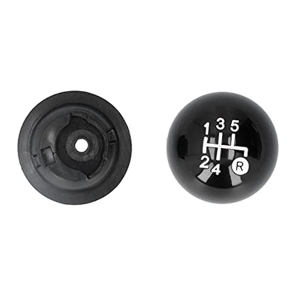 Gear Shift, Gear Shift Shifter Knob with Decorative Cover Replacement Kit Fit for 500 500C 2007?2018 LHD RHD Shift Lever Trim 5 Speed