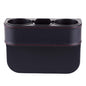 Car Seat Organizer Cup Drink Holders,Multifunctional Gap Filler Storage Box,Insert Organization Helps Reduce Distracted Driving&Holds Phone Mount Mug Bottle Cellphone Coaster Wallet Card (XBD-Black) - color: XBD-Black