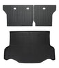 Trunk Liner Cargo Liners for Toyota RAV4 2013-2018 Rear Trunk Floor Mats with Backrest Mat 3D Boot Tray All-Weather TPE Black - size: RAV4 2013-2018