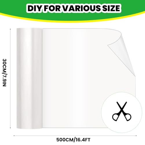 Cat Scratch Furniture Protector: Cat Anti Scratch Tape - Door Protector from Dog Scratching - Clear Training Self Adhesive Tape for Carpet, Sofa, Couch, Door (197in x 11.8in) - size: 197in x 11.8in