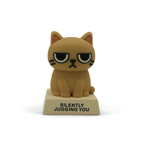 Miniature Desk Figurine – Cute & Quirky Office Decor for Desk, Shelf, or Workspace – Fun Tiny Collectible Statue for Adults, Coworkers, or Home Office Gift-Judging You - style: Judging You