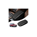 Autorder Center Console Cover for Ford Bronco Sport 2021-2025 2026/Escape 2020-2025 2026 Accessories Carbon Fiber Armrest Cover Anti-Scratch Middle Console Pad Leather Armrest Protector