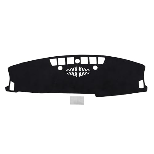 Flannel Dashboard Cover for Kia Seltos 2024 2025 2026 Interior Dash Cover Mat Pad Carpet Non-Slip Dashboard Protector Sunshine UV & Heat Resistant Black - style: for Kia Seltos 2024 2025 2026