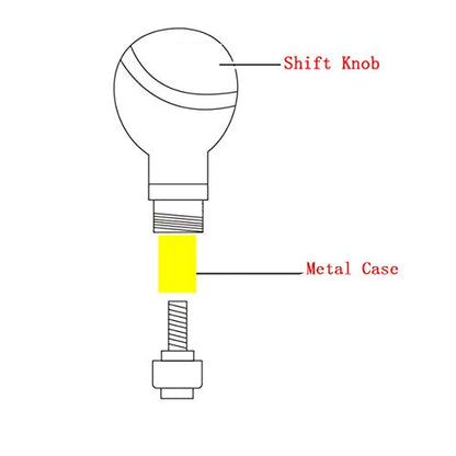 Amethyst Ball Manual Automatic Gear Shift Knobs