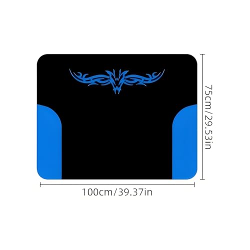 Universal Car Trunk Mat 29" x 39", Blue Stripes Print All Weather Trunk Protection Cargo Liner, Durable Cargo Mat Rear Trunk Liner, Stylish Vehicle Interior Accessories Suitable for Most Car Models - color: Blue Stripes