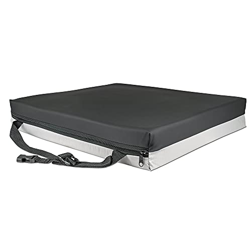 McKesson Seat Cushion for Wheelchairs and Office Chair, Foam/Gel, 18 in x 16 in x 3 in, 4 Count - size: 18x16x3 Inch (Pack of 4)