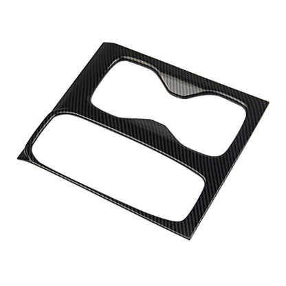 Carbon Fiber Center Console Gear Shift Cupholder Panel Cover Trim for Nissan Frontier 2022-2026