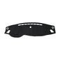 Faux Leather Dashboard Cover for Kia Optima 2016-2020 Dashboard Mat Anti-Slip Sun UV Heat Shield Protection Black 1 Pc
